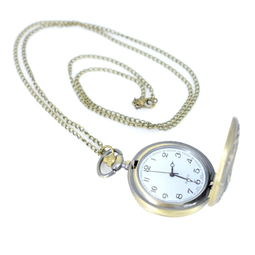 Винтажные бронзовые часы cindry маленькие кварцевые карманные с 3d рисунком Fokker DR1