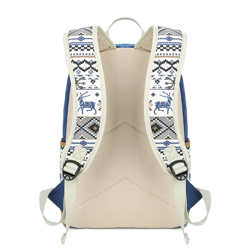 Женский винтажный холщовый рюкзак Tourya милый школьный на плечо для девочек