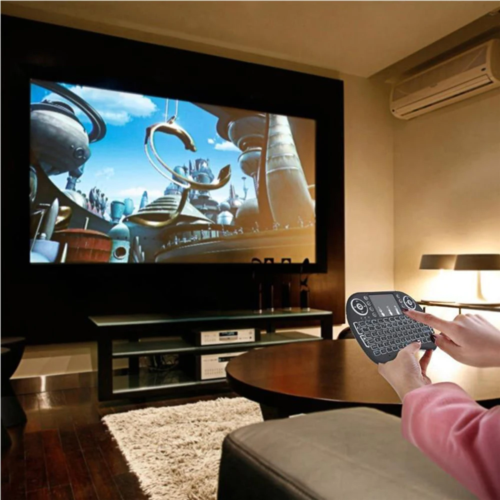 2 4 GHz Беспроводная Клавиатура Тачпад Fly Air мышь для Android TV Box телеприставка