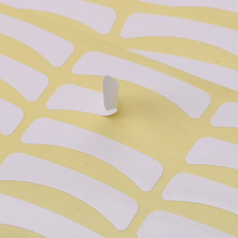 Накладки для макияжа из белой бумаги 100 пар косметические средства ухода за кожей