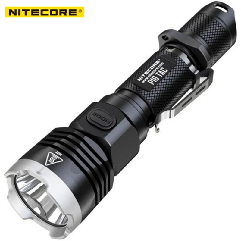 NITECORE P16 фонарик TAC 1000 люменов с одной рукой CREE XM L2 U3 LED для охоты походов поисково