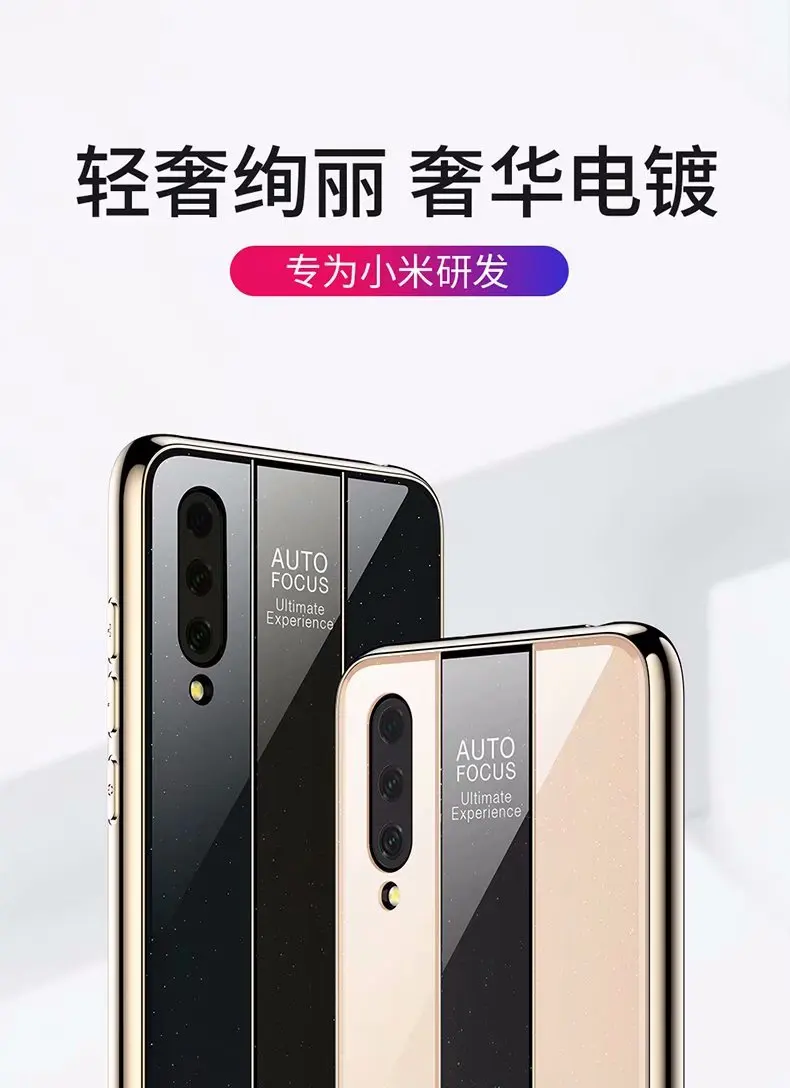 Для xiaomi mi A3 чехол Роскошный края из ТПУ+ Жесткий ПК плексиглас жесткий защитный чехол для xiaomi mi a3 lite mi a3 чехол для телефона