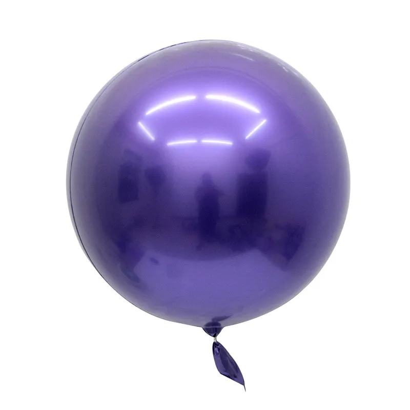 purple 1 шт. 18/22 дюйма розовый металл БОБО воздушные шары День рождения украшения пузырь воздушных шаров свадьбные ко Дню Святого Валентина декоративный шар для малышей - Цвет: purple