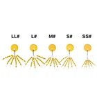 Гиена 210 шт.лот Поплавковый стопор резиновая овальная пробка поплавок для рыбной ловли верхняя подбора разъем рыболовные снасти аксессуары