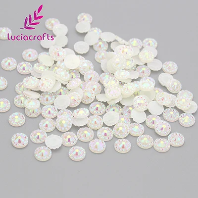 White 144pcs Распродажа! 4 мм Блестящий Подсолнух, полимерные бусинки для рукоделия, сумки для одежды, аксессуары для украшения, 144 шт/288 шт G0210 - Цвет: White 144pcs