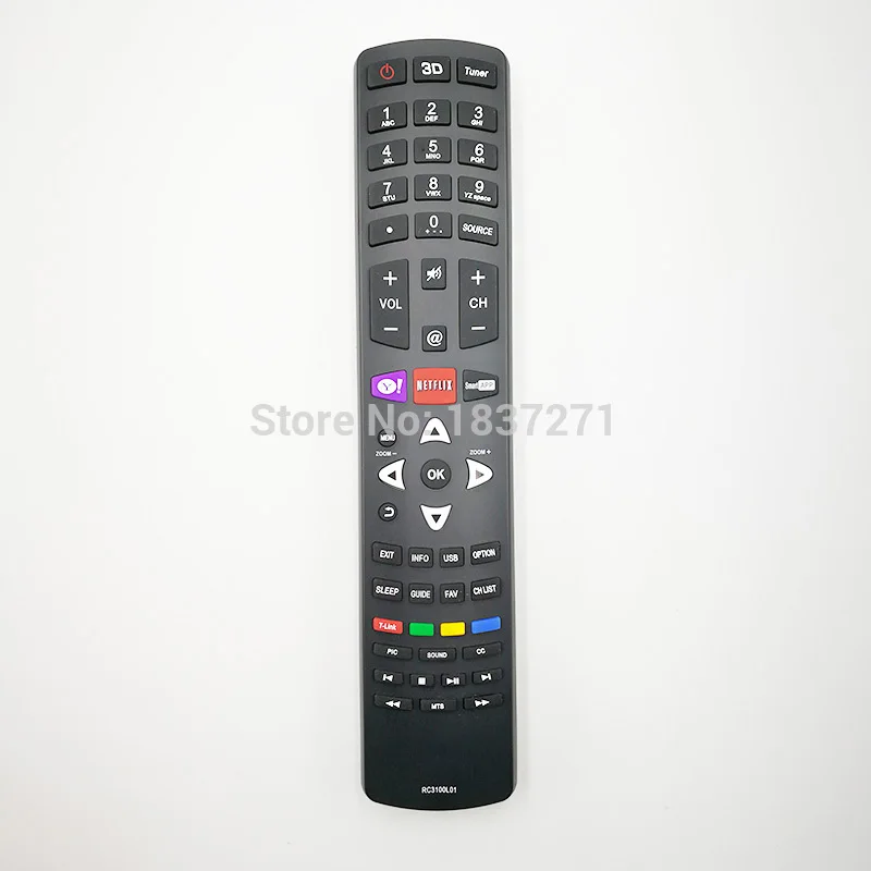 Оригинальный пульт дистанционного управления RC3100L01 для TCL LE40FHDE5510 LE43FHDF3300TA L40FHDF12TA L26HDM11 L26HDF12TA LE43FHDF3300TT ЖК-телевизор
