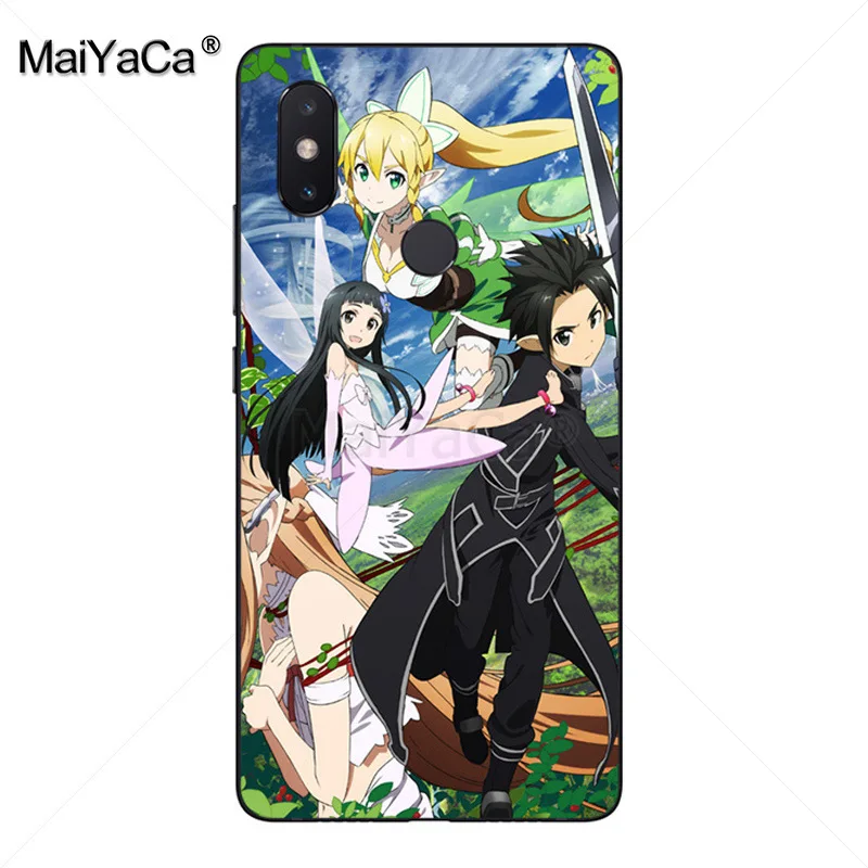 Аксессуары для телефона MaiYaCa Sword Art Online SAO Anime Manga чехол xiaomi mi 8se 6 note2 note3 redmi 5 plus note 4