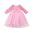 Платье для девочек 2019, платье-пачка для маленьких девочек, кружевное вечернее платье для торжества, свадьбы, дня рождения, платье принцессы