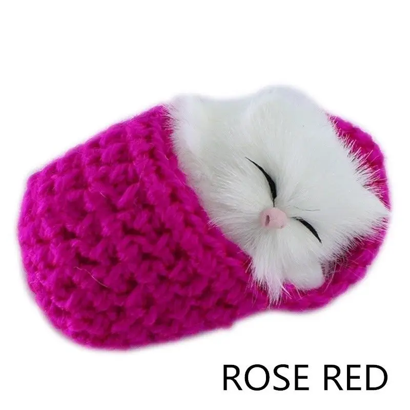 Плюшевые игрушки милые куклы симуляторы плюшевые животные кошки спящие