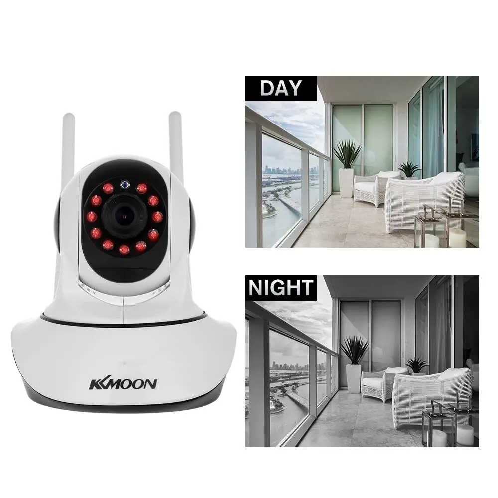 KKmoon IP камера 720 P/1080 P HD беспроводная Wifi камера сетевая камера наблюдения ночная версия Двусторонняя аудио P2P домашняя камера видеонаблюдения