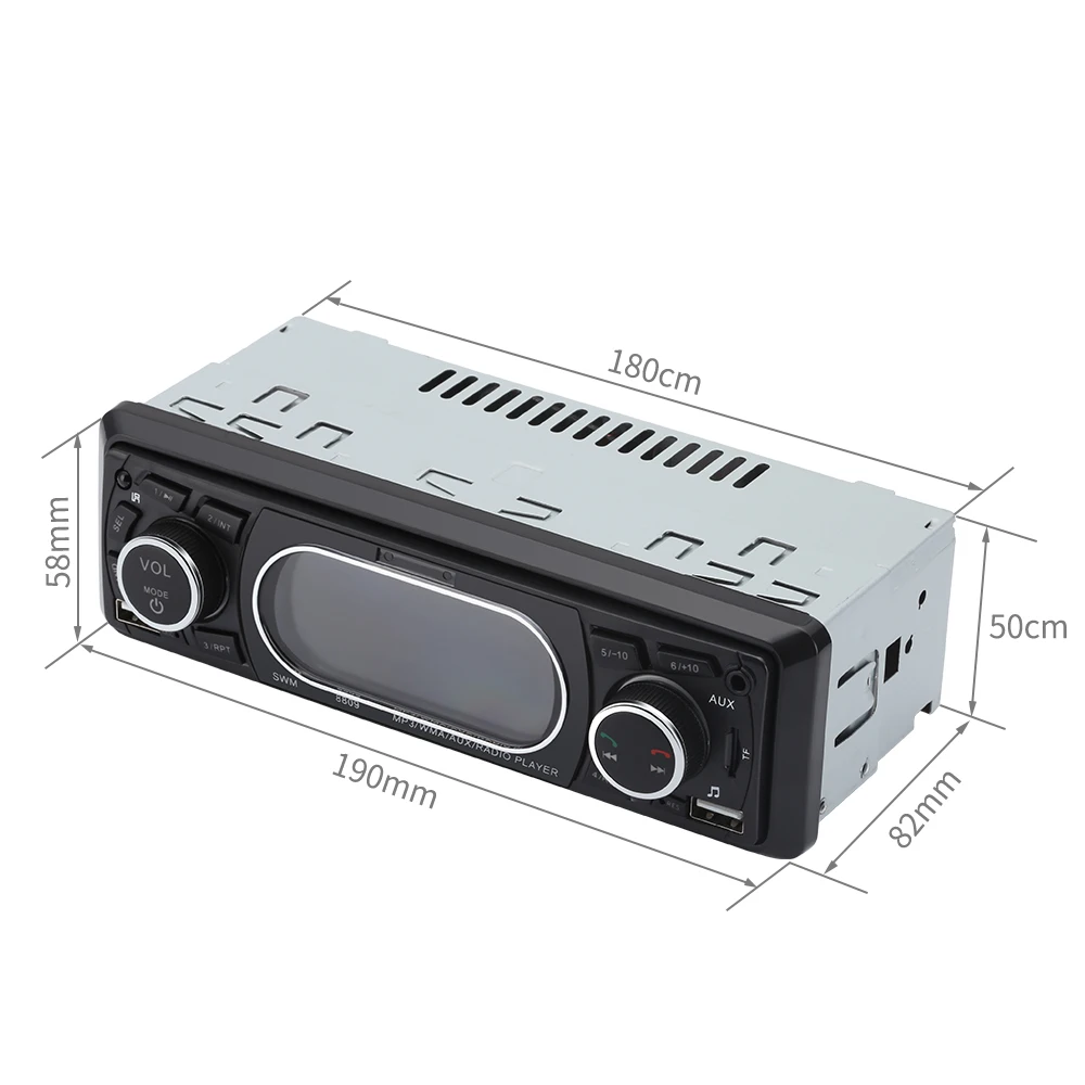 Excelvan SWM 8809 1 Din автомагнитолы 4 дюйма Автомобильный стерео MP3 музыкальный плеер