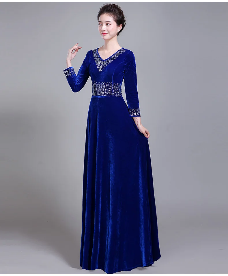 Платье для подружки невесты с эффектом памяти бархатное длинное платье танцев и