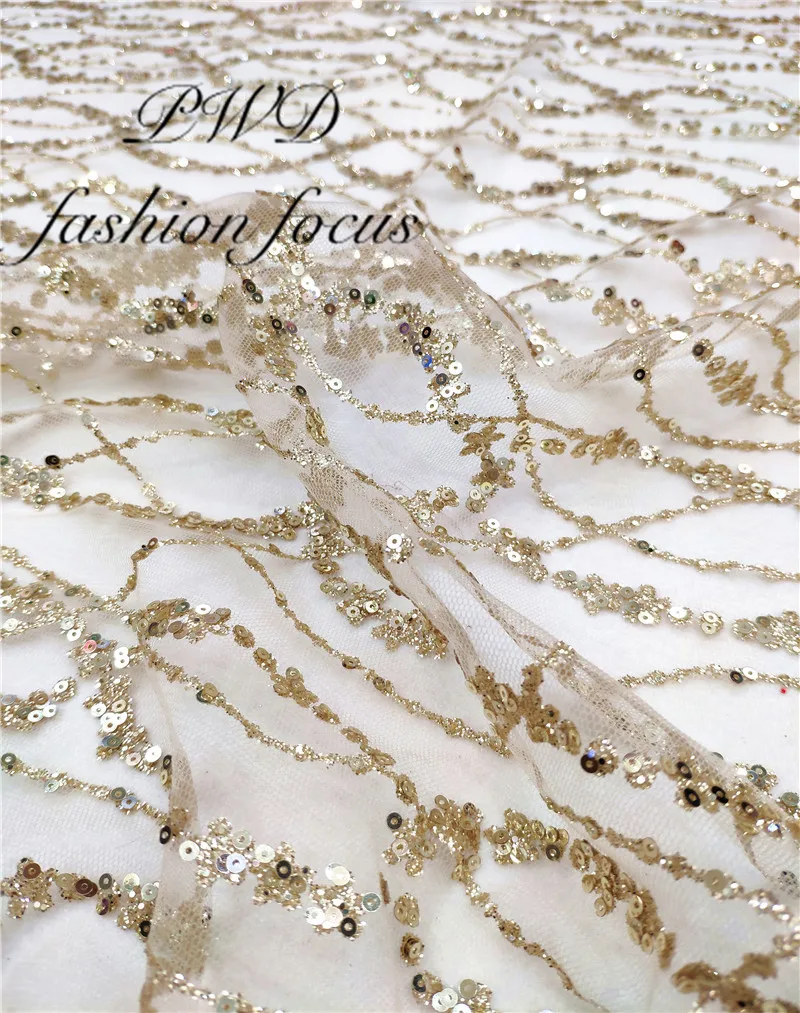 Кружева из тюля и золотого шнура для нигерийской вечеринки 2019|Ткань| |
