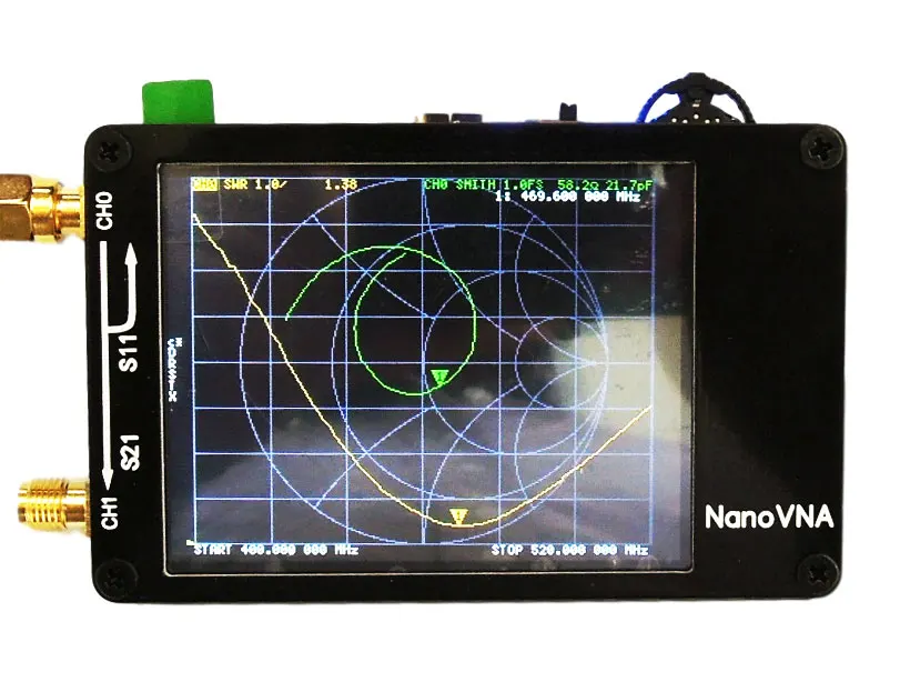 Векторный анализатор сети NanoVNA 50 кГц 900 МГц цифровой ЖК дисплей HF VHF UHF антенны