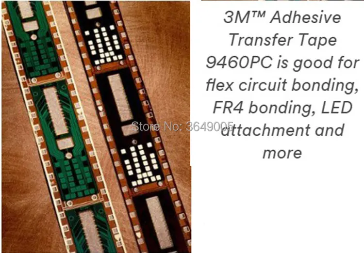 Высечки 3 м F9460PC VHB Клейкая Двусторонняя лента прозрачная 2mil, 1INX60YD