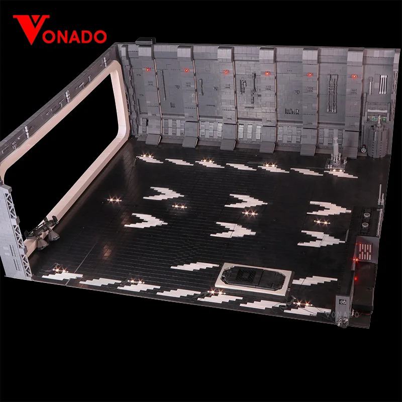 7780 шт Diy строительные блоки Звездные войны UCS супер космический корабль док-327 вешалка MOC модель совместима с 75192 игрушки для детей