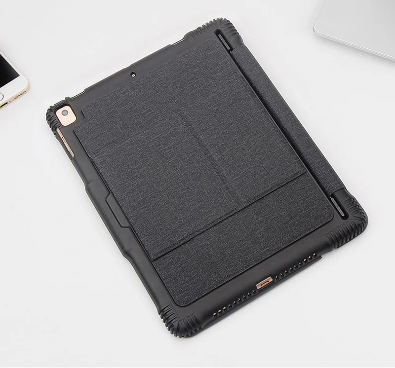 Чехол для IPad, беспроводная bluetooth-клавиатура с держателем для карандашей из искусственной кожи, смарт-откидная Подставка для Ipad, гаджет A1893 A1954