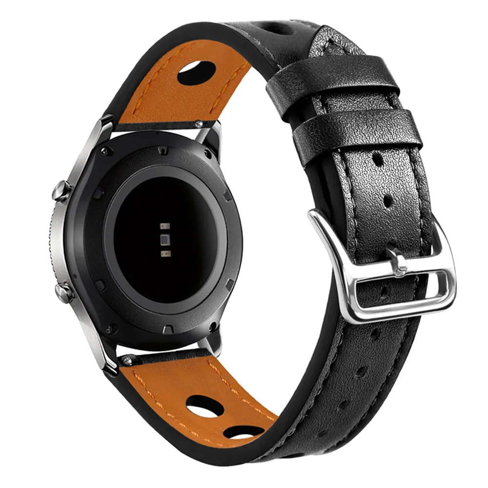 Кожаный ремешок для Samsung Galaxy watch 46 мм/Gear S3 Frontier/Classic 22 мм часов correa Gear S 3 браслет на