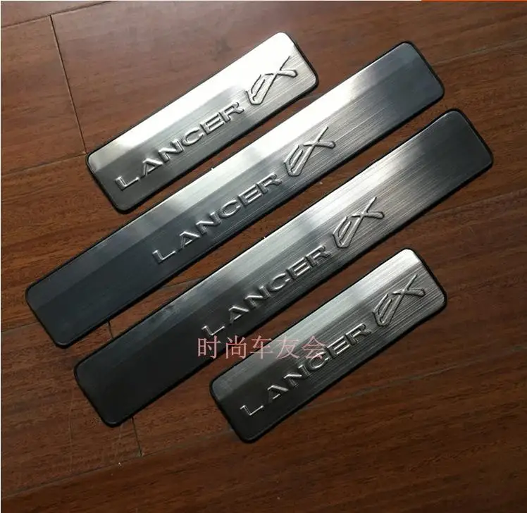 Аксессуары подходят для Mitsubishi Lancer 2008 2009 2010 2011 2012 накладки на пороги из