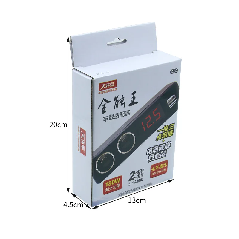 Универсальный двойной USB Автомобильное Зарядное устройство 3.1a LED Дисплей