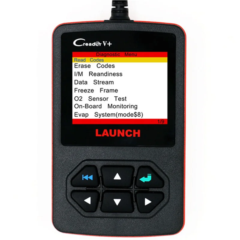 Горячая Creader V + OBD2 сканер кодов CReader Plus Muilt Language английский/французский/испанский