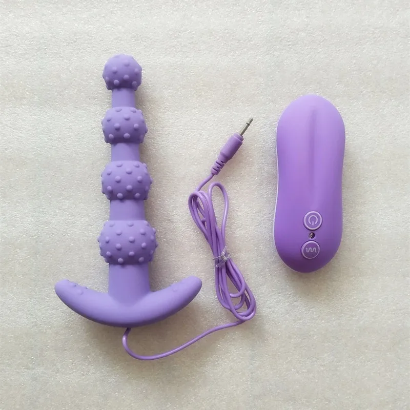 Высокое качество 10 скоростей силиконовые Анальные шарики Анальная пробка