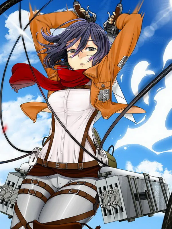 

Attack On Titan Anime Mikasa Ackerman 150*200CM Single-layer Blanket #37533