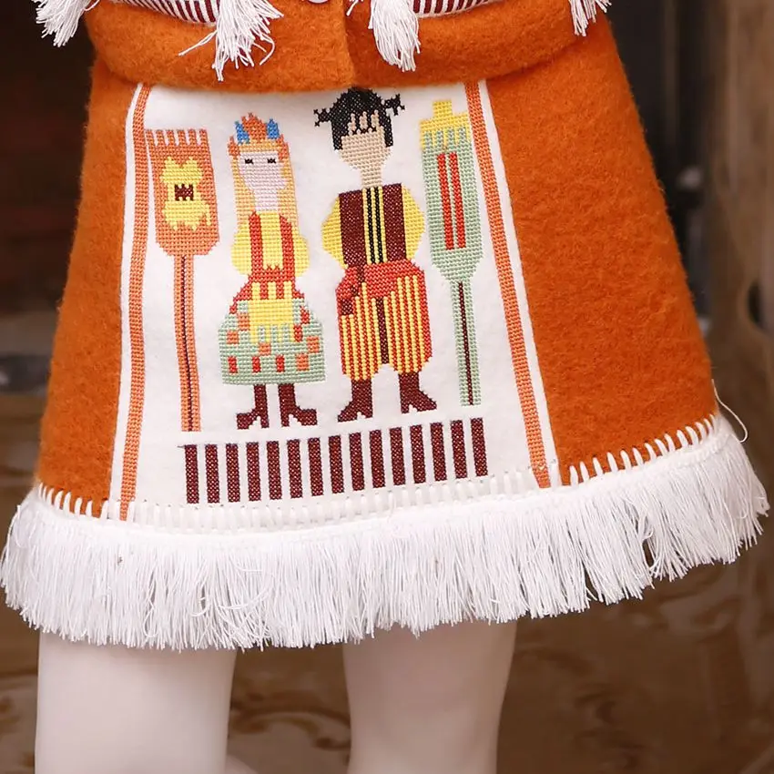 Магазине Джессики зима осень оригинального дизайна Для женщин Винтаж милые