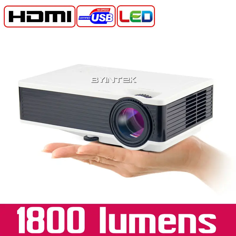 Дома Театр Лучший 1080 P Портативный byintek ML217 дешевые китайские цифровые HDMI USB Пико