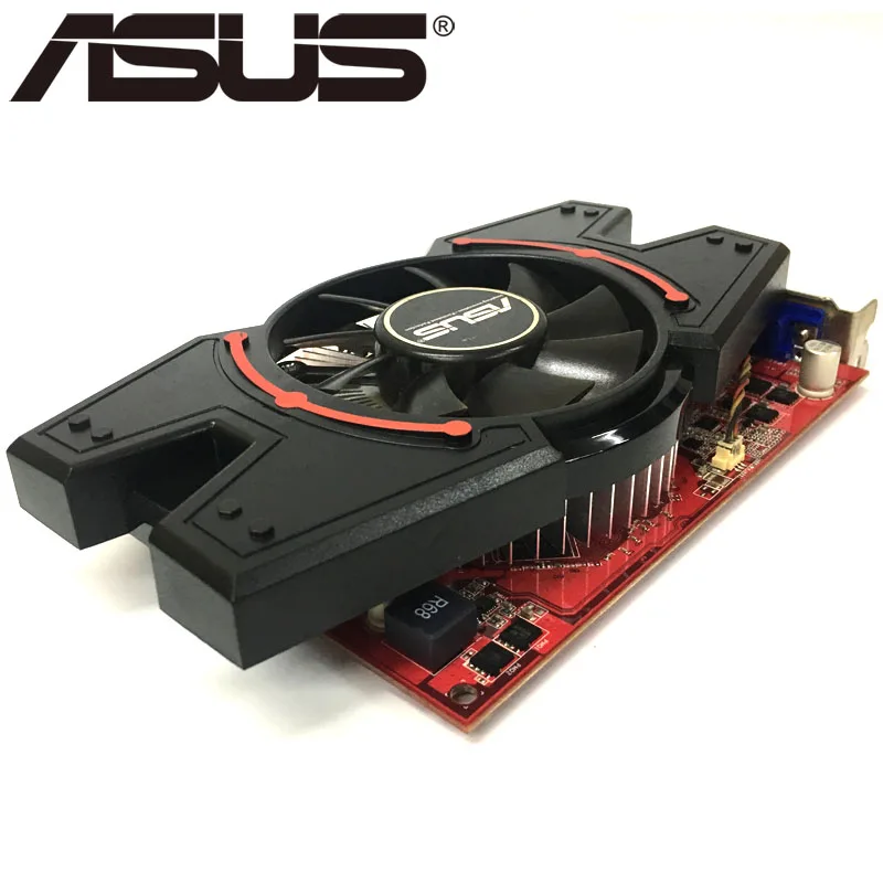 Видеокарта ASUS R7250 2 Гб 128 бит GDDR3 видеокарты для AMD Radeon R7 250 VGA карты б/у эквивалент GT730