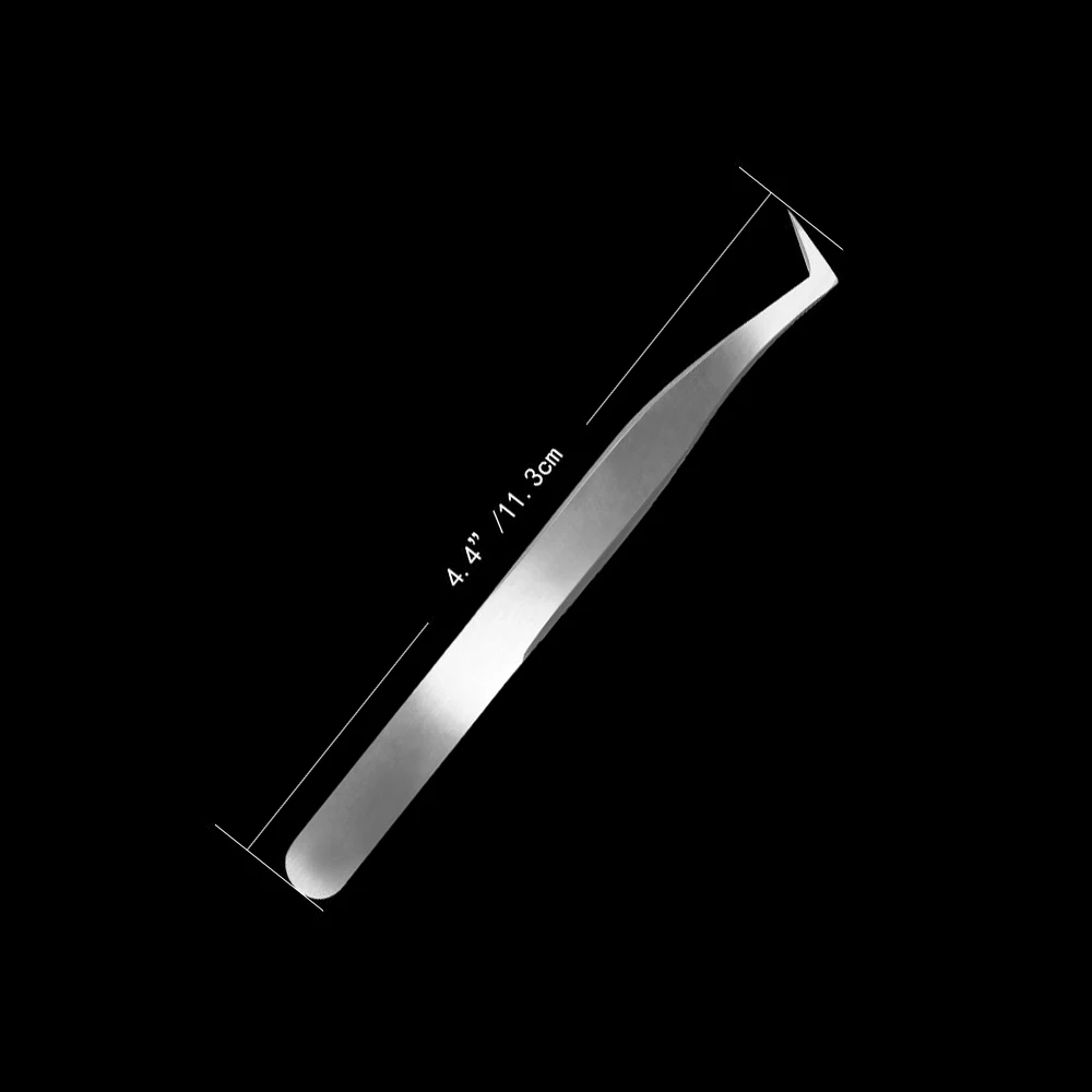 Bright A1 Пинцет для наращивания ресниц профессиональный яркий Пинцет для ресниц прямой наконечник из нержавеющей стали зажим для ресниц Антистатические инструменты для ресниц - Цвет: Bright A1