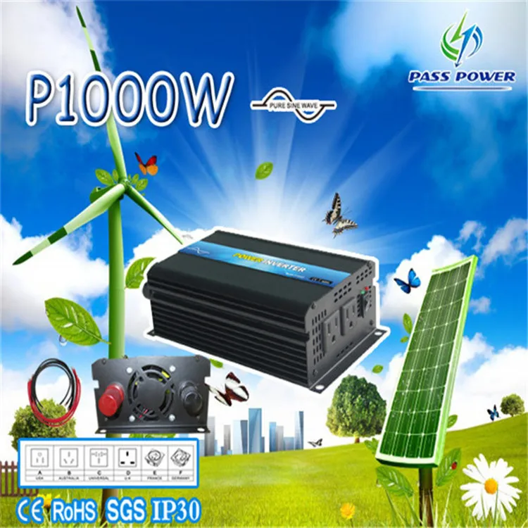 Автономный инвертор 12 В/24 В/48 В 220 240 1000 Вт/1 кВт|pure sine|sine wavepure sine wave |