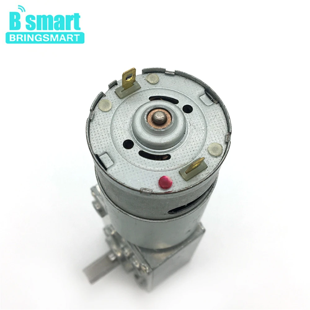 A58SW-555 6-24 v червячный мотор-редуктор 12v двигатель с высоким крутящим моментом Реверсивный 12-470 об/мин "сделай сам" Робот с поворотным столом дверной замок с встроенной функцией спуска затвора мотор