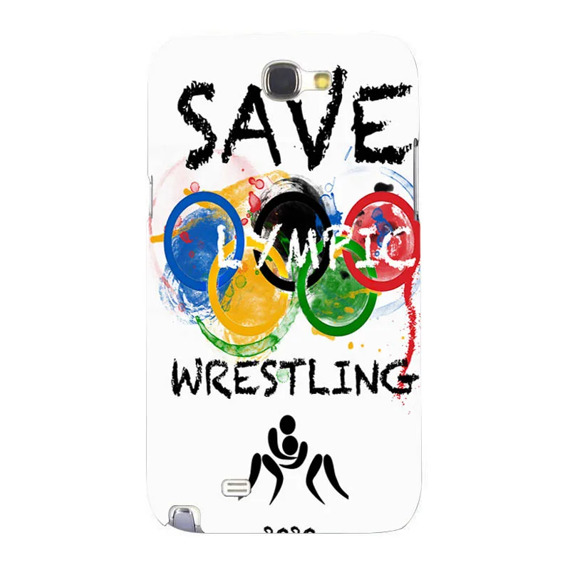 Мода сохранить олимпийский борьба 2016! Красочные Моды УФ Черный Сумка Для Samsung Note
