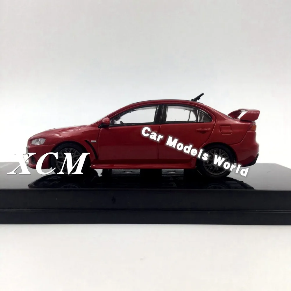 Литая модель автомобиля Tarmac модель автомобиля для Lancer EVO X Evolution Final Edition(красный) 1: 64