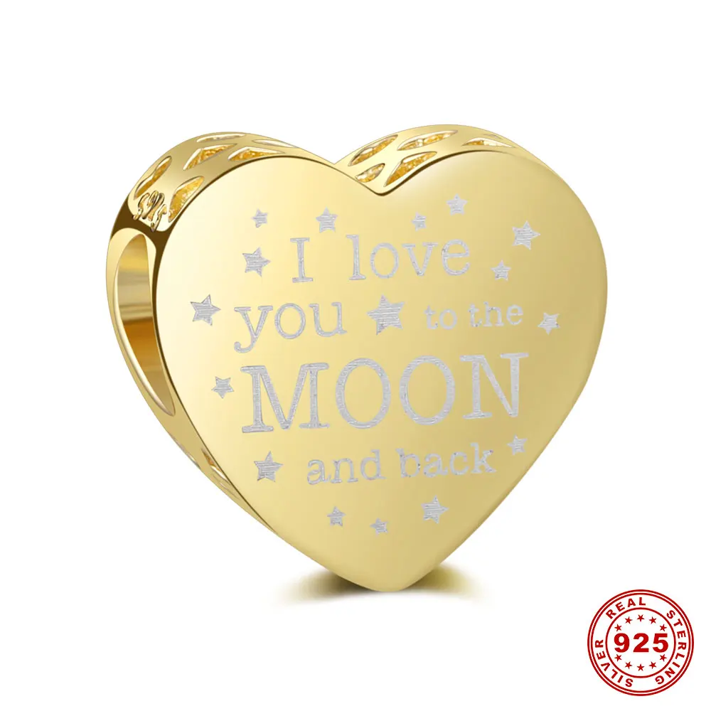 Endless Charms hot sale 925 Sterling silver truly love heart shape charms beads fit bracelet making for women | Украшения и