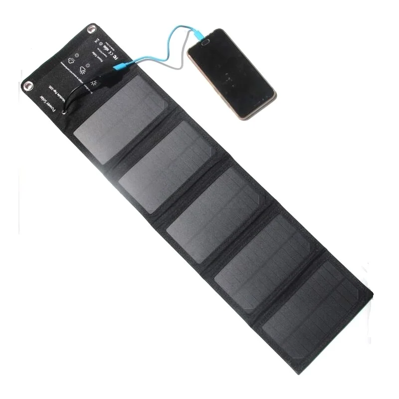 BUHESHUI 10 Вт складное солнечное зарядное устройство 5 в USB выходное устройство портативное солнечное зарядное устройство для смартфонов Открытый лагерь водонепроницаемый