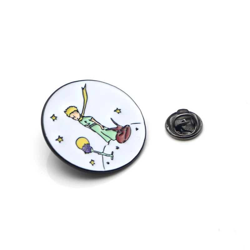 P3289 Dongmanli Le Petit Prince эмалированные булавки броши мультфильм креативная металлическая брошь булавки Джинсовая Шляпа значок воротник ювелирные изделия