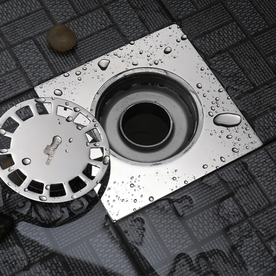 Напольный сливной душ из нержавеющей стали SUS 304 полированная Ванная комната