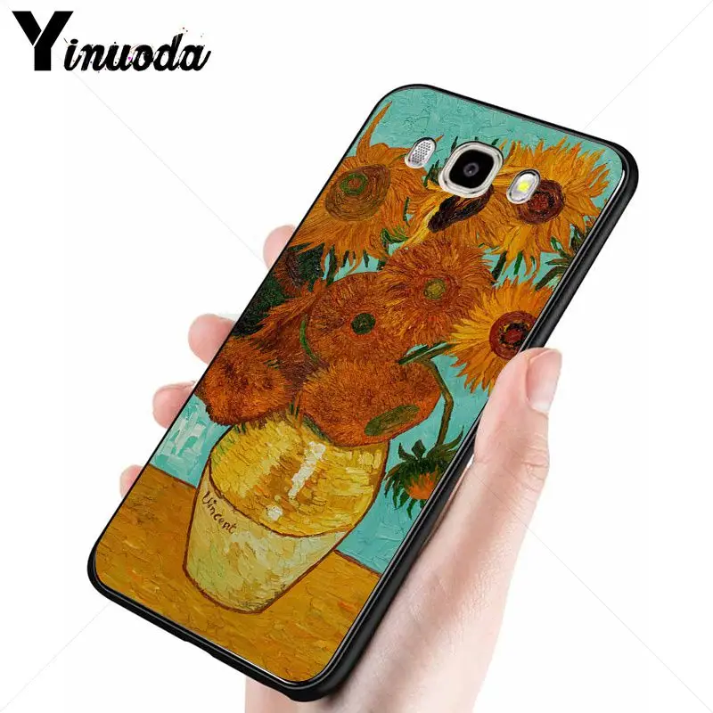Yinuoda Ван Гог Картина маслом шаблон Мягкие аксессуары для телефонов Чехол Samsung Galaxy