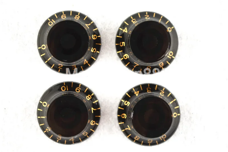 Ручки управления для электрогитары чёрные/коричневые/прозрачные ручки с