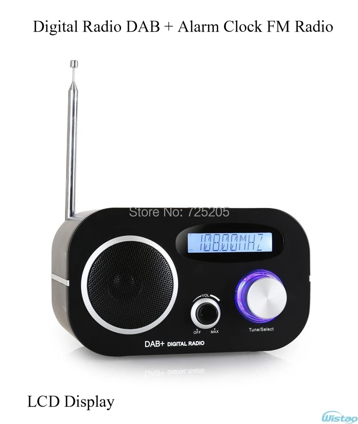 Цифровое радио DAB + Будильник FM ЖК дисплей Автоматическая поисковая станция