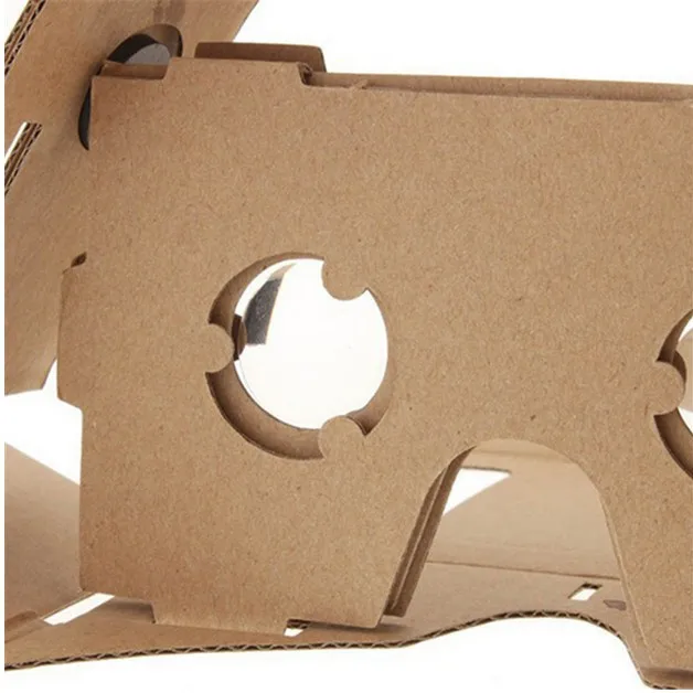 DOITOP DIY картон 3D VR очки бумага виртуальной реальности очки 3D очки шлем для смартфонов гарнитура линзы ограниченного видения коробка A3