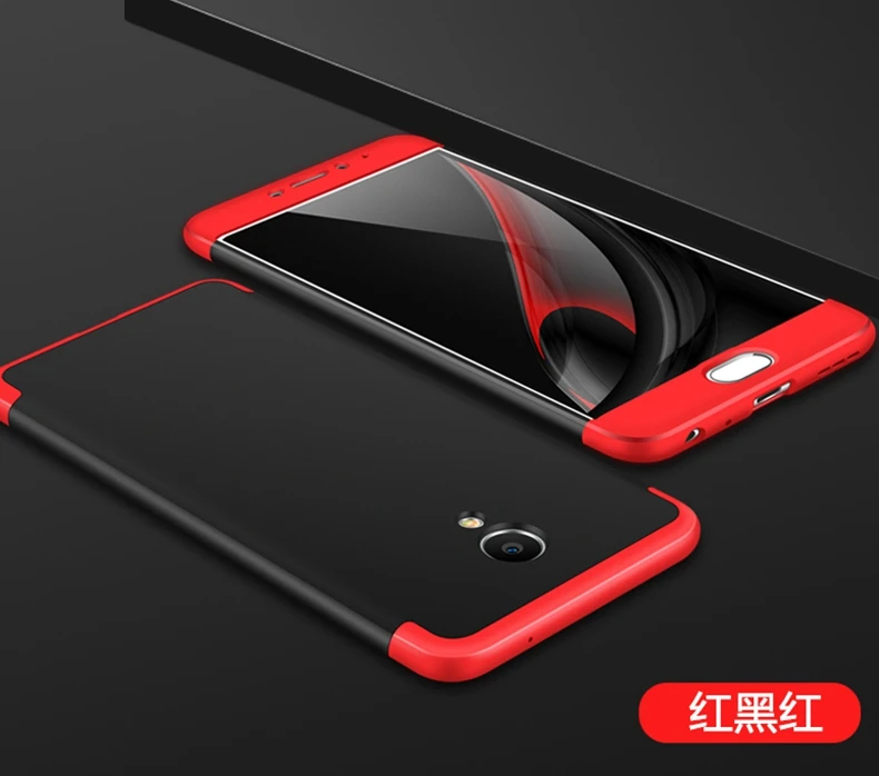 AXBETY для Meizu m6 Note Cass полная защита чехол ультра тонкий жесткий Гибридный Пластиковый чехол s для Meizu M6 Note чехол для Meizu M5 Note - Цвет: red black