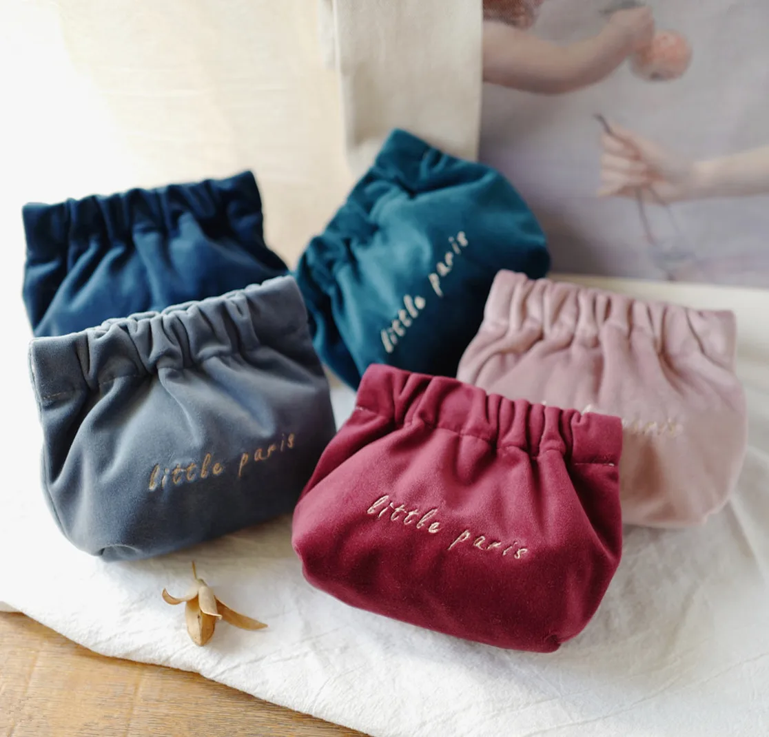 

Handmade girl retro coin purse cosmetic storage bag Canvas Wallet Travel Wallet Cute Wallet Coin Pouch wholesale