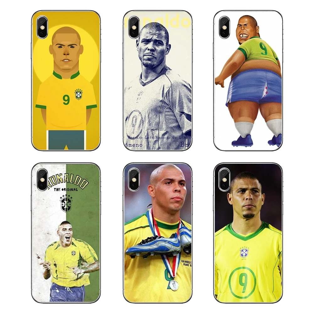 Мягкий прозрачный чехол для Motorola Moto X4 E4 E5 G5 G5S G6 Z Z3 G3 C Play Plus Brazil Ronaldo Luiz Nazario De Lima R9