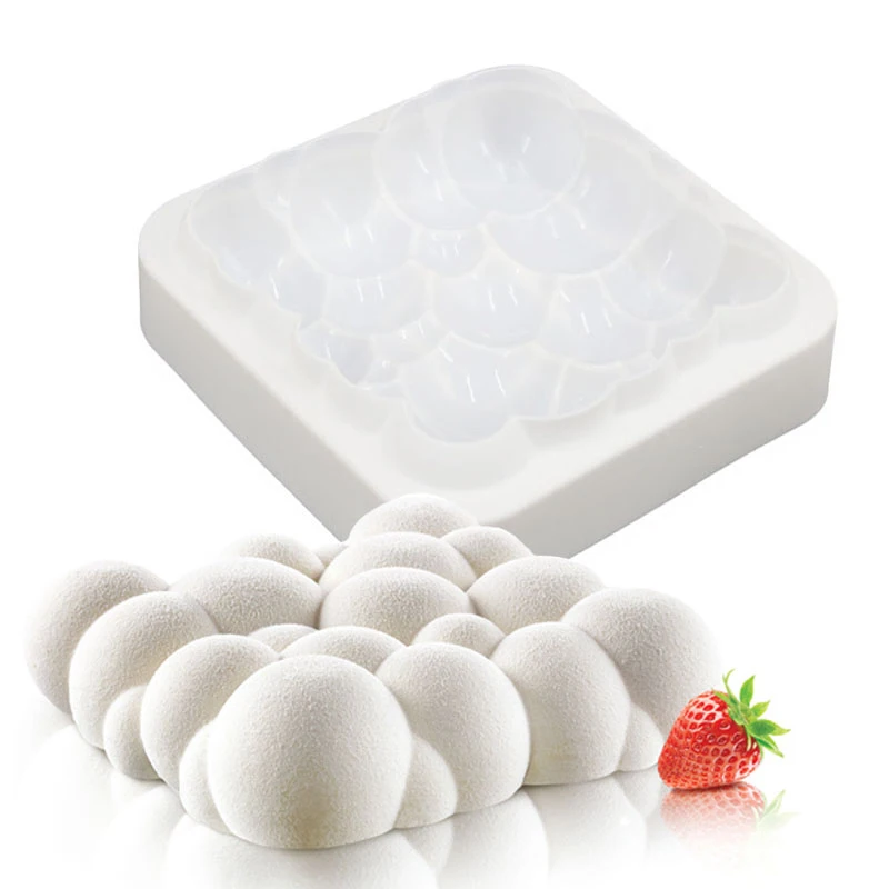 1PCS Silicone 3D Sky Cloud Mold Cake Decorating Baking Tools For Chocolate Mousse Chiffon Pastry Art Mould|Формы для тортов| |