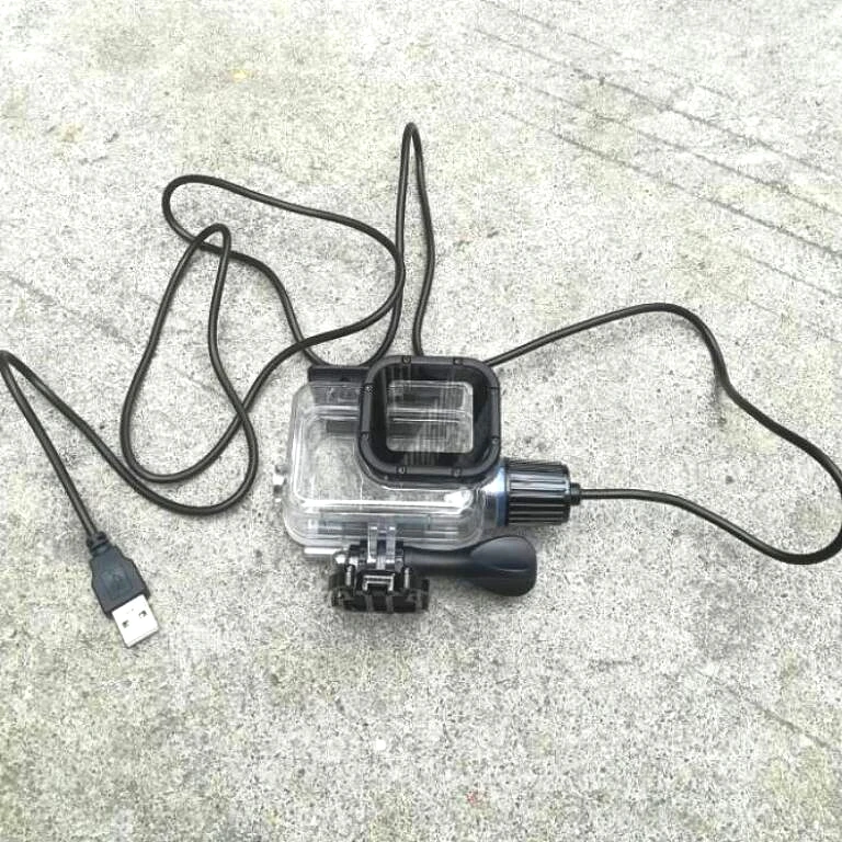 Аксессуары для спортивной камеры, водонепроницаемый чехол для Gopro Hero 7 6 5, черный корпус зарядного устройства+ usb-кабель для мотоцикла