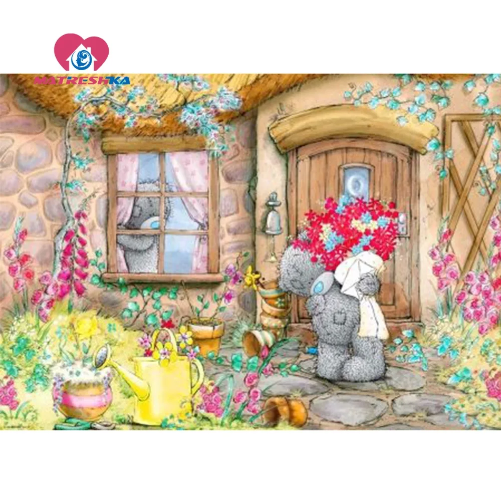 Алмазная вышивка мультфильм для детей 5d алмазная живопись своими руками