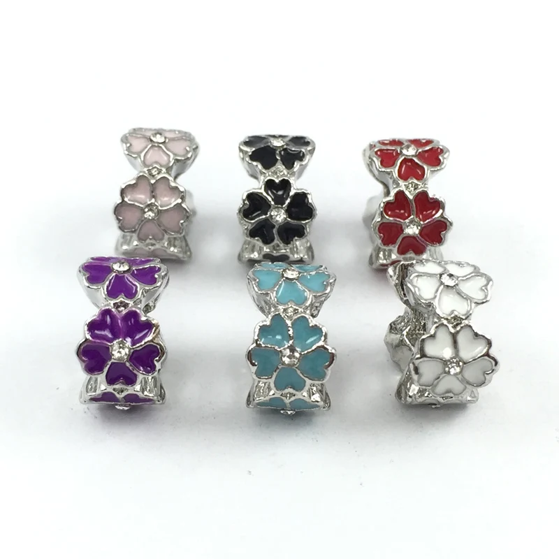 Примула Шарм с хрустальным цветком Европейский бисер Подходит амулеты Браслеты